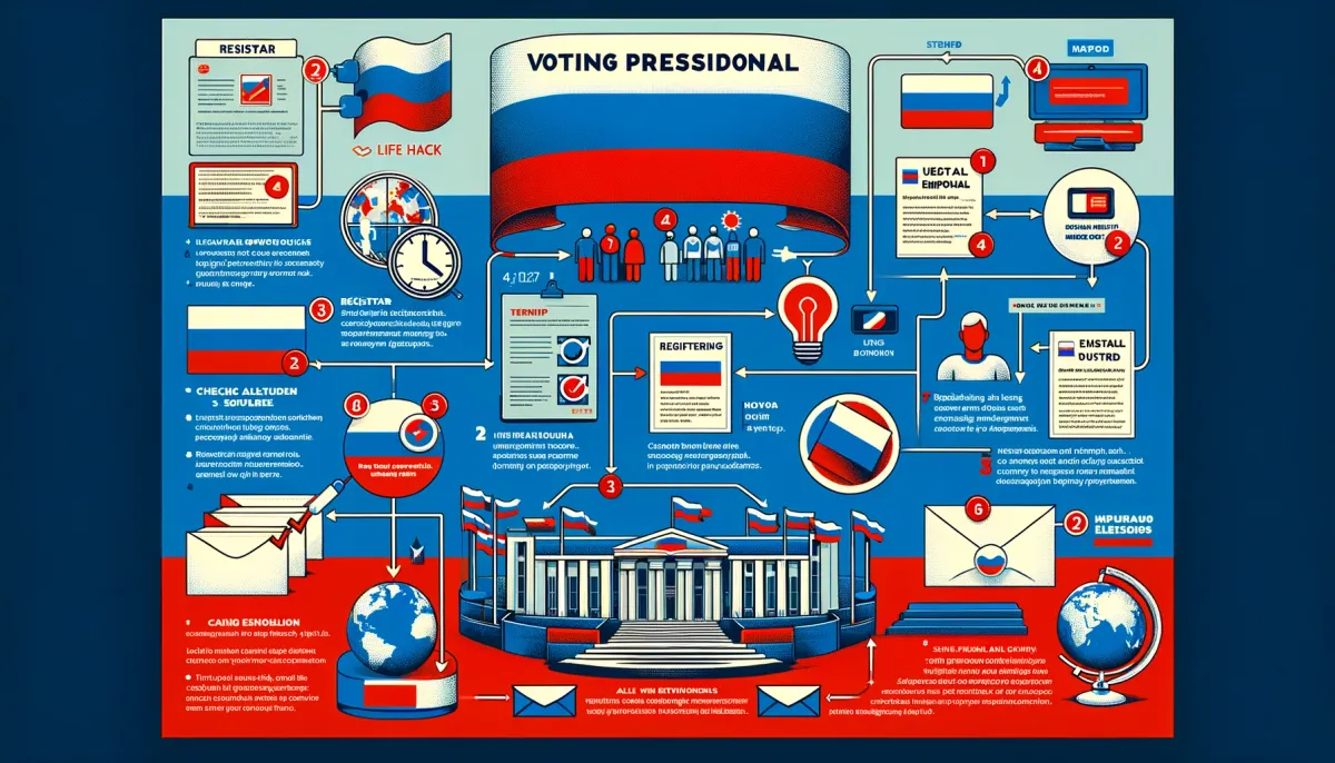 Как голосовать на выборах Президента РФ в Марте 2024 из-за границы