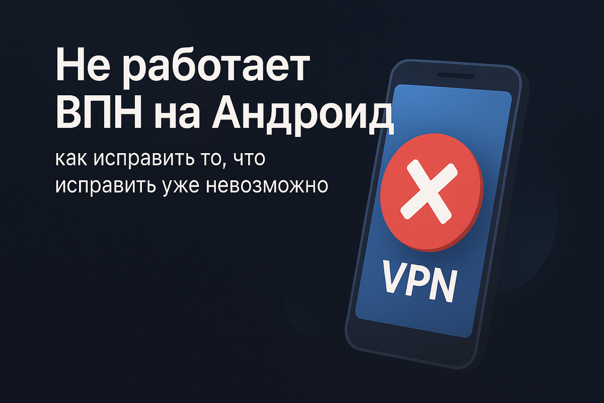 Не работает ВПН на Андроид: как исправить то, что исправить уже невозможно