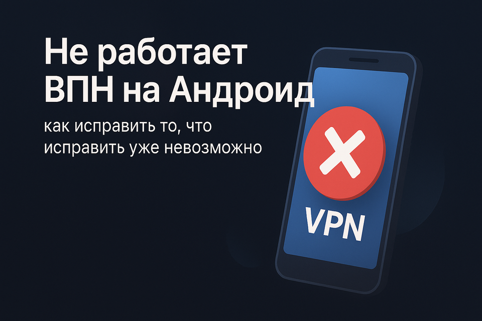 Не работает ВПН на Андроид: как исправить то, что исправить уже невозможно