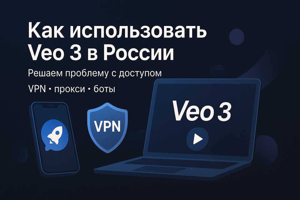 Как использовать Veo 3 в России: Решаем проблему с доступом